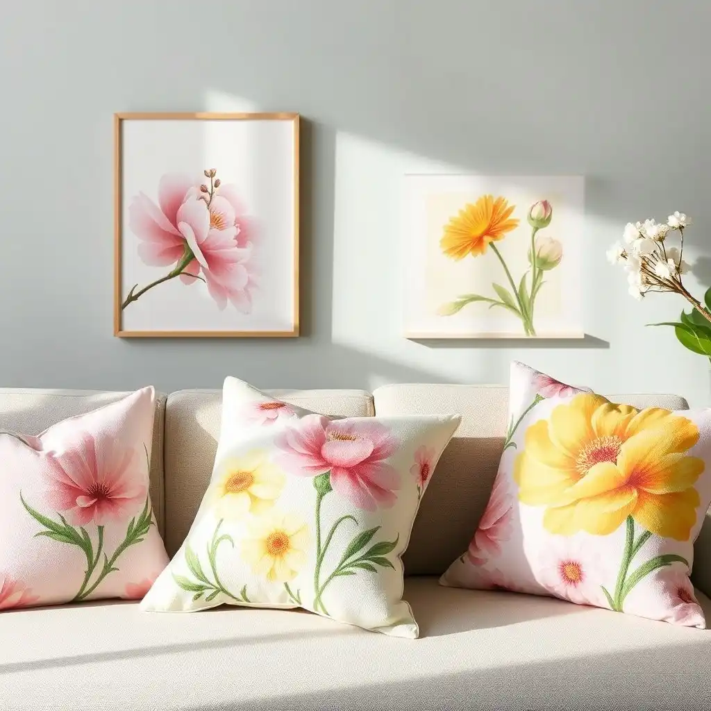 15. BlossomInspired Throw Pillows to Brighten Your Space