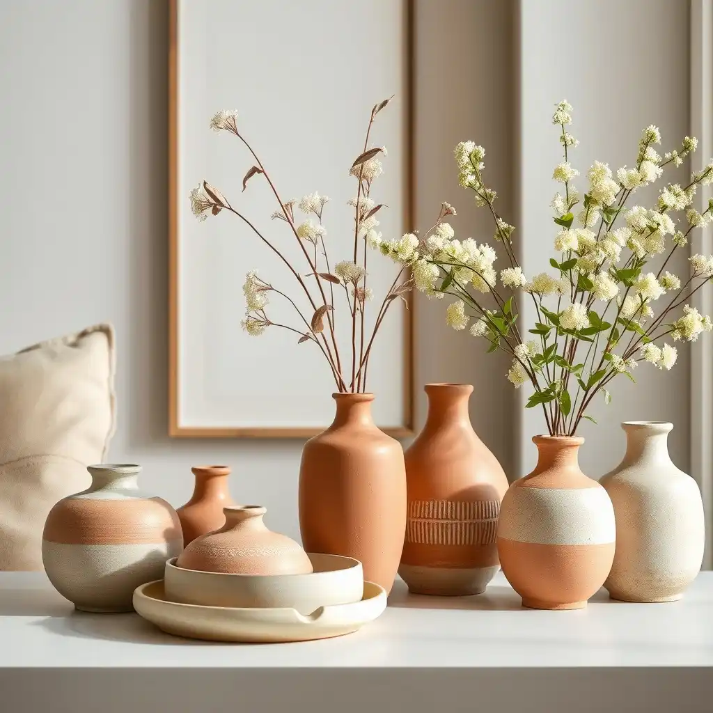 24. Earthy Pottery and Vases to Showcase Seasonal Touches