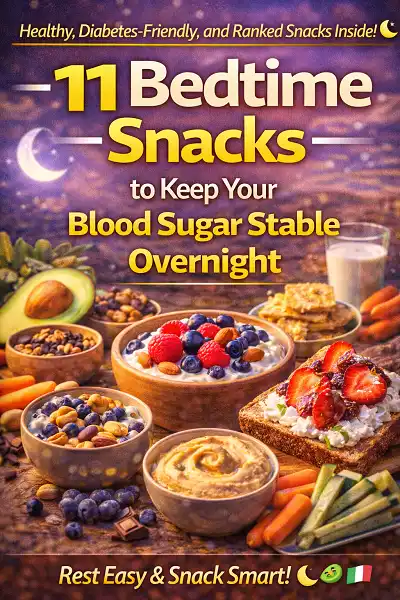 11 Bedtime Snacks to Keep Your Blood Sugar Stable Overnight