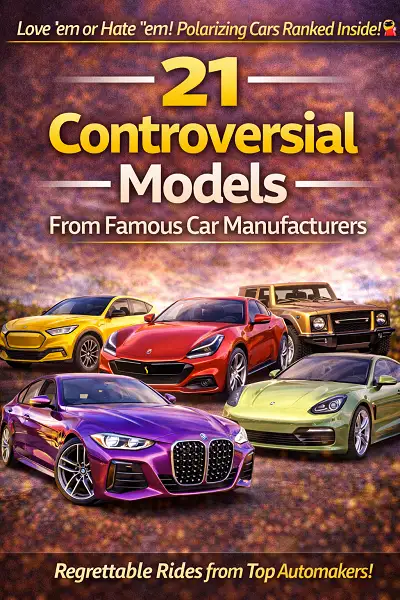 21 Controversial Models From Famous Car Manufacturers