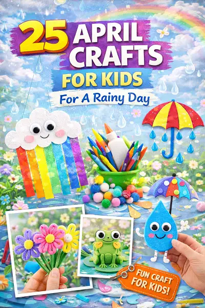 25 April Crafts For Kids For A Rainy Day