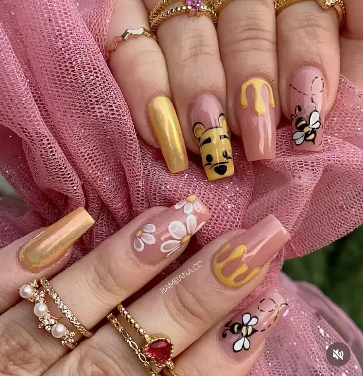 30+ Cute Disney Nails for a Magical Manicure