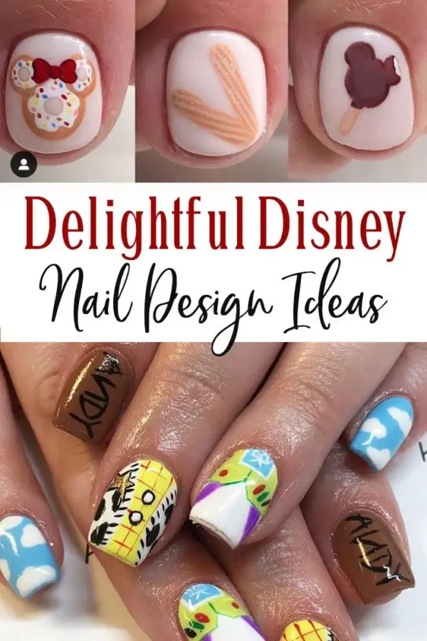 30+ Cute Disney Nails for a Magical Manicure