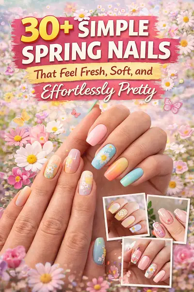 30+ Simple Spring Nails That Feel Fresh, Soft, and Effortlessly Pretty