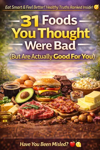 31 Foods You Thought Were Bad (But Are Actually Good For You)