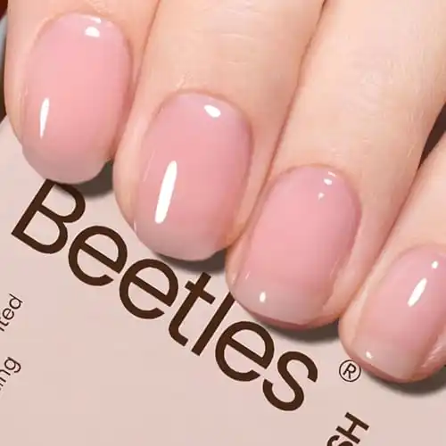 Beetles Nude Pink Gel Nail Polish, 15ml Neutral Sheer Pink Jelly ...