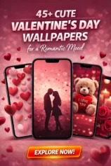 45+ Cute Valentine’s Day Wallpapers for a Romantic Mood