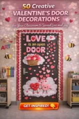 50 Creative Valentine’s Door Decorations for Your Classroom to Spread Love and Joy