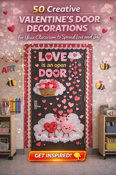 50 Creative Valentine’s Door Decorations for Your Classroom to Spread Love and Joy