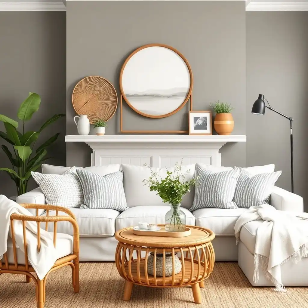 20. Layering Textures: Mixing Rattan, Linen, and Cotton for Spring Vibes