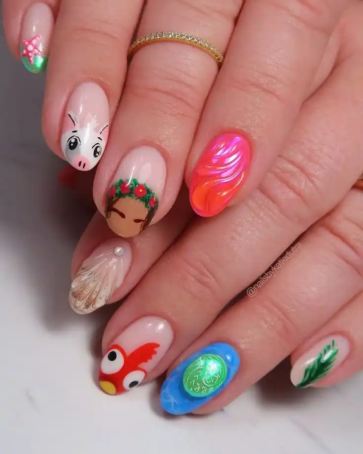 30+ Cute Disney Nails for a Magical Manicure