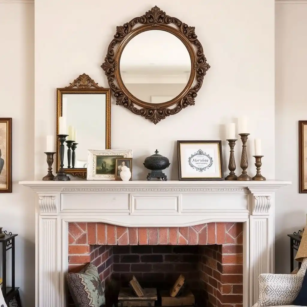 18. Antique Finds for a Vintage AboveFireplace Look