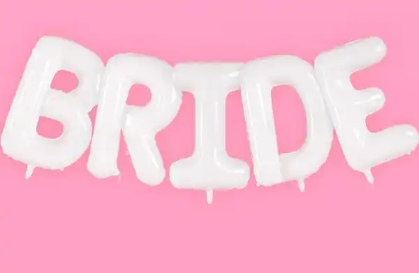 Jumbo BRIDE Balloons