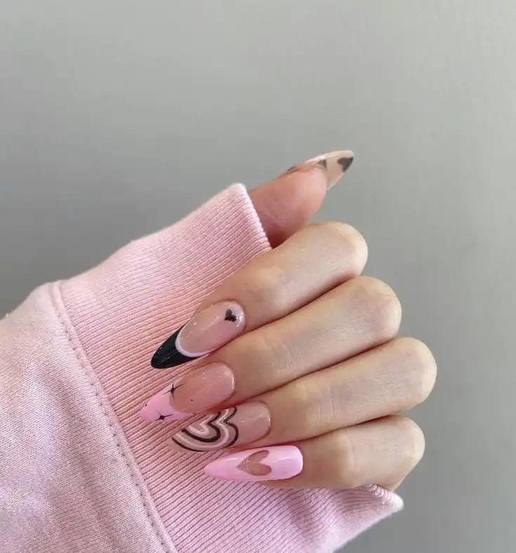 20+ Black Valentine’s Day Nails That Feel Bold, Romantic, and Totally Chic