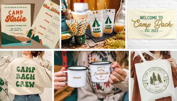 camping bachelorette party