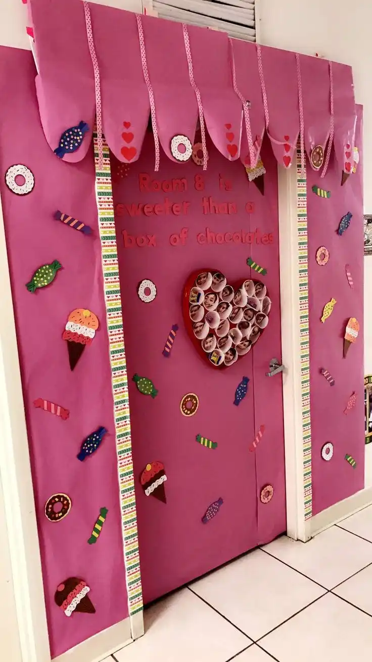 50 Creative Valentine’s Door Decorations for Your Classroom to Spread Love and Joy