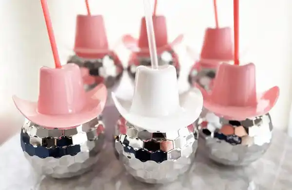 Cowboy Hat Disco Ball Cup