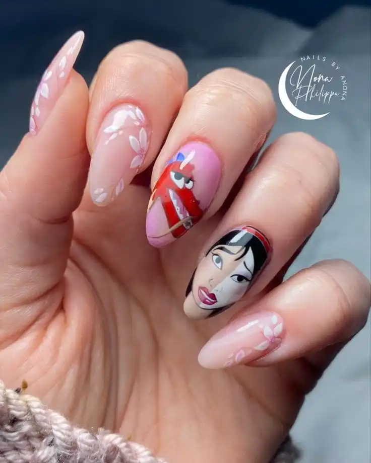 30+ Cute Disney Nails for a Magical Manicure