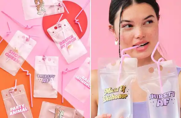 Bachelorette Party Drink Pouches