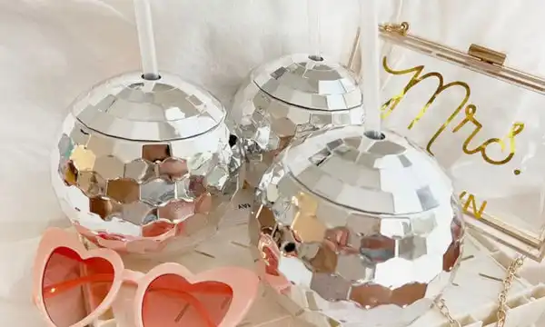 “Last Disco” Bachelorette Disco Ball Tumblers