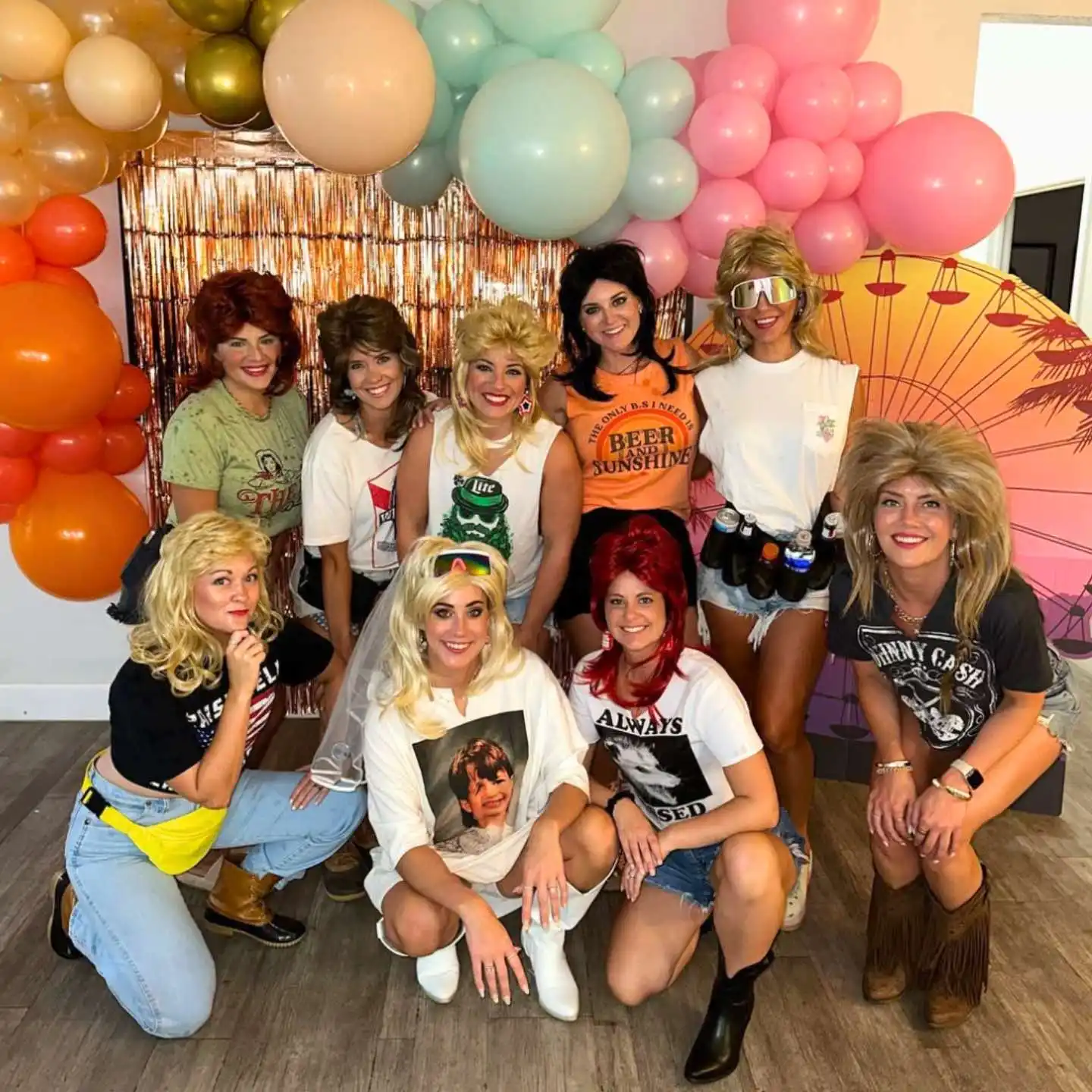 Mullets Before Marriage Bachelorette Party Theme