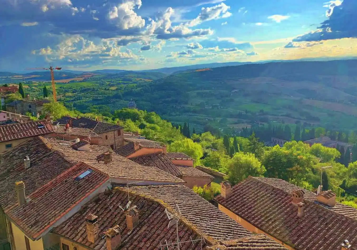 My photo of Montepulciano in Tuscany taken in June