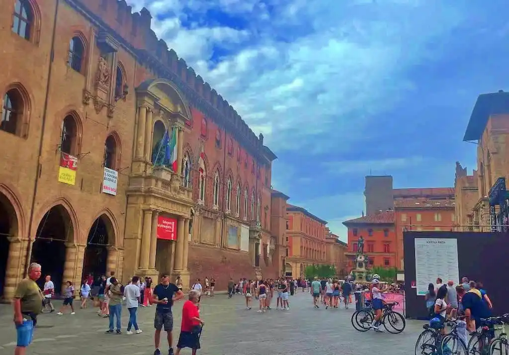 My photo of Piazza Maggiore - the main square in Bologna