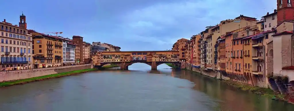 My photo of Ponte Vecchio in Florence taken at dusk