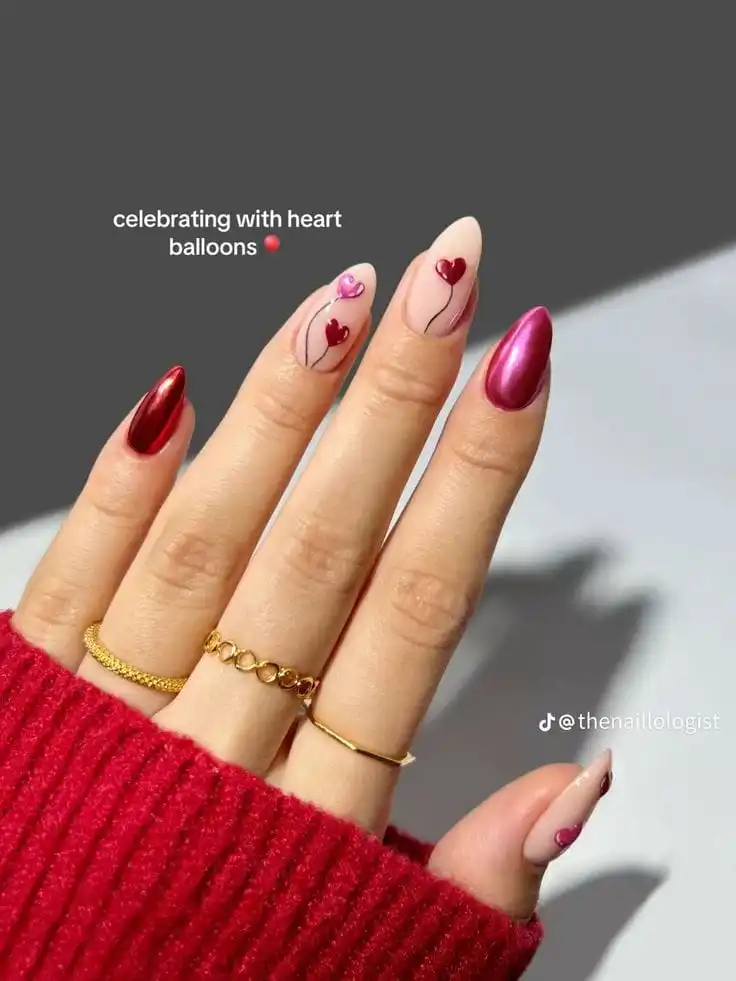 50+ Simple Valentine’s Day Nails for a Cute, Effortless, Romantic Look