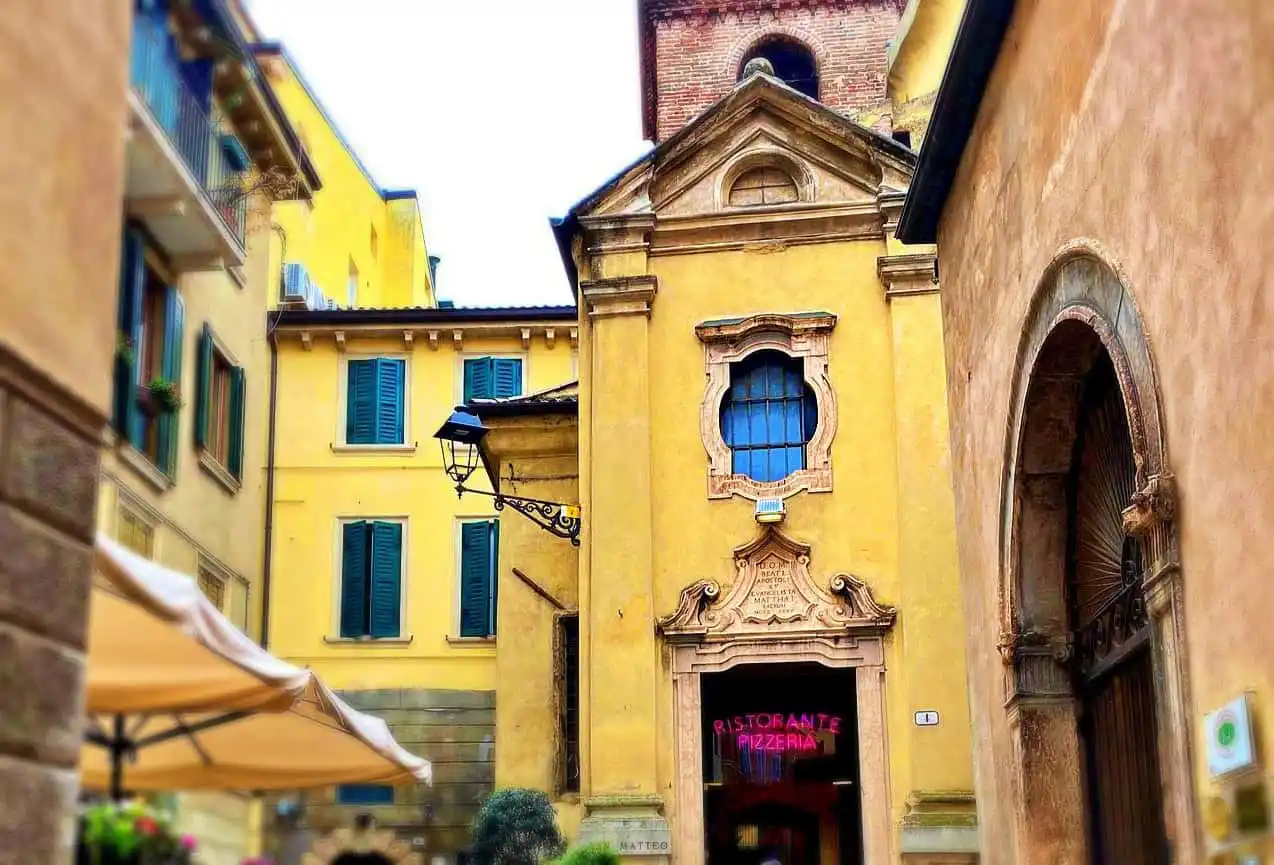 This is my summer photo of Chiesa di San Matteo in Verona