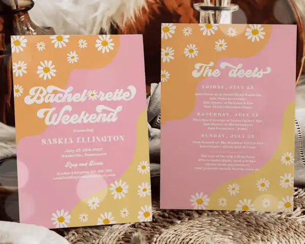 bachelorette invitations
