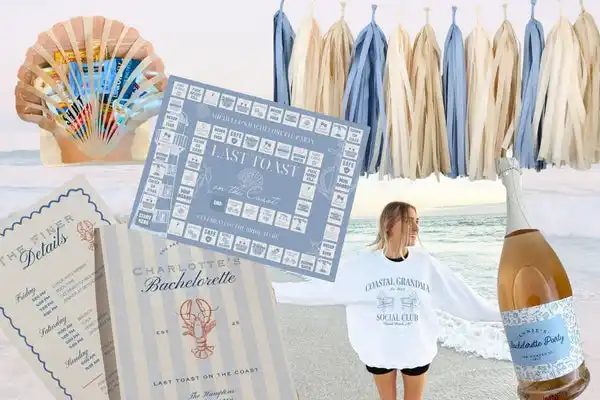 Coastal Grandma Bachelorette Party Theme