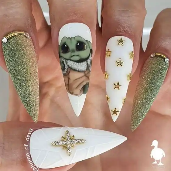 30+ Cute Disney Nails for a Magical Manicure