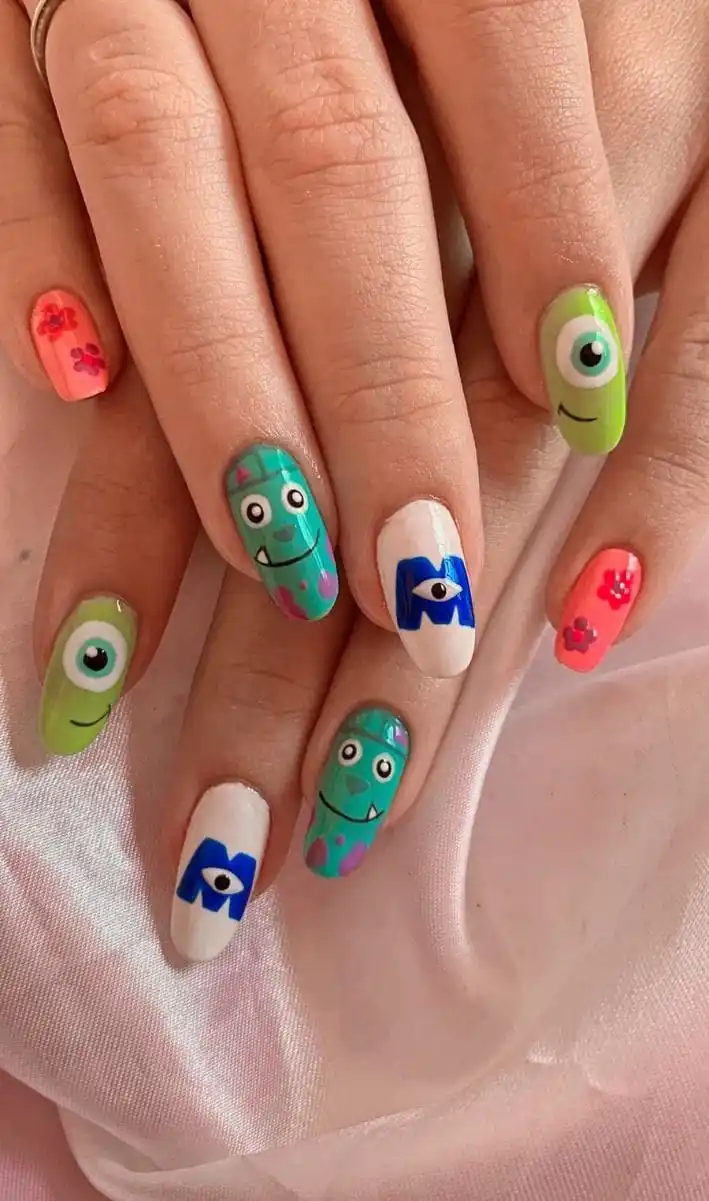 30+ Cute Disney Nails for a Magical Manicure