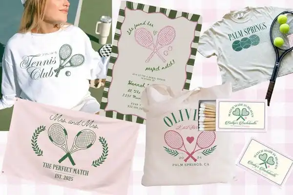 Tennis-Themed Bachelorette Party