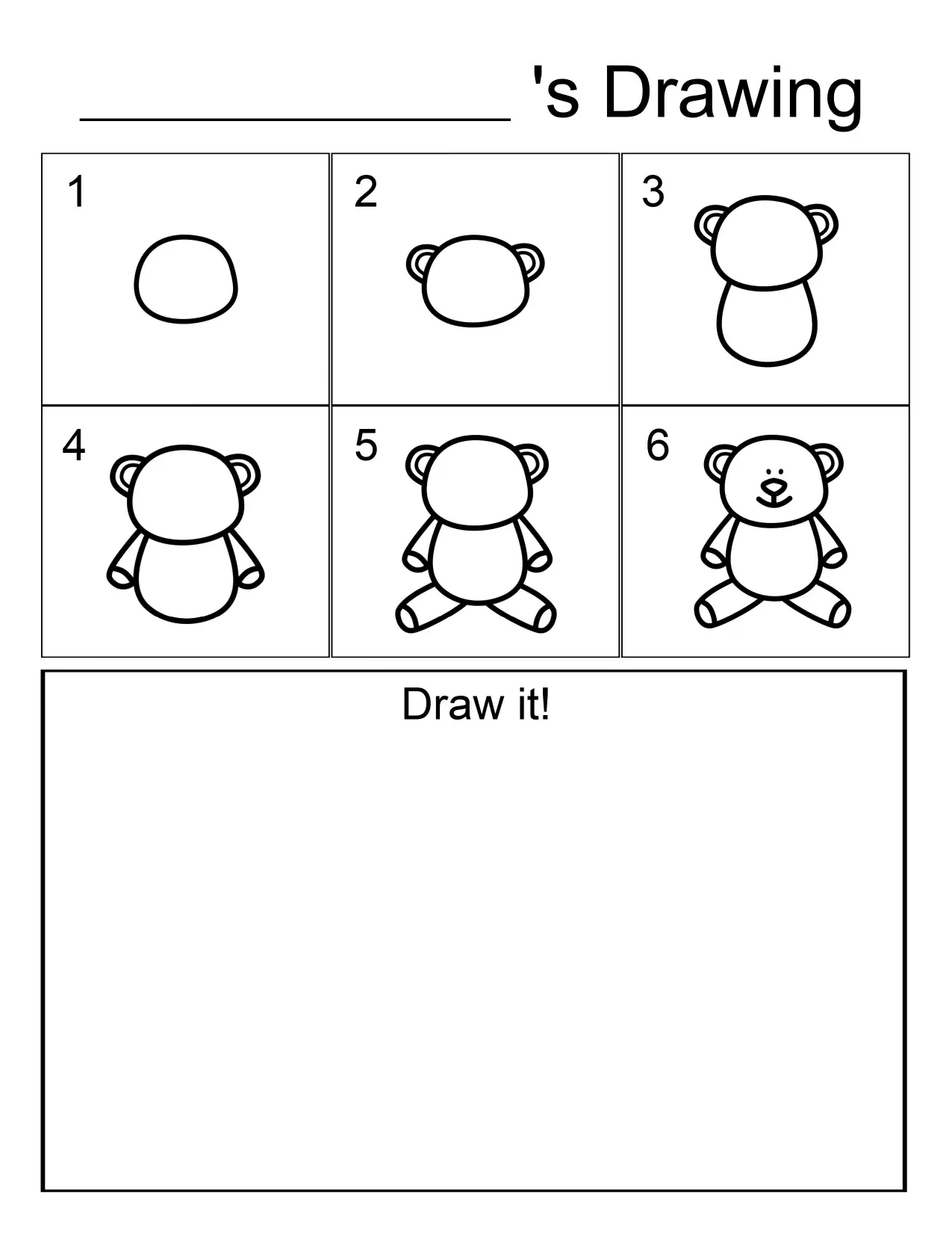 12 Valentine Directed Drawings For Kids (Free Download)