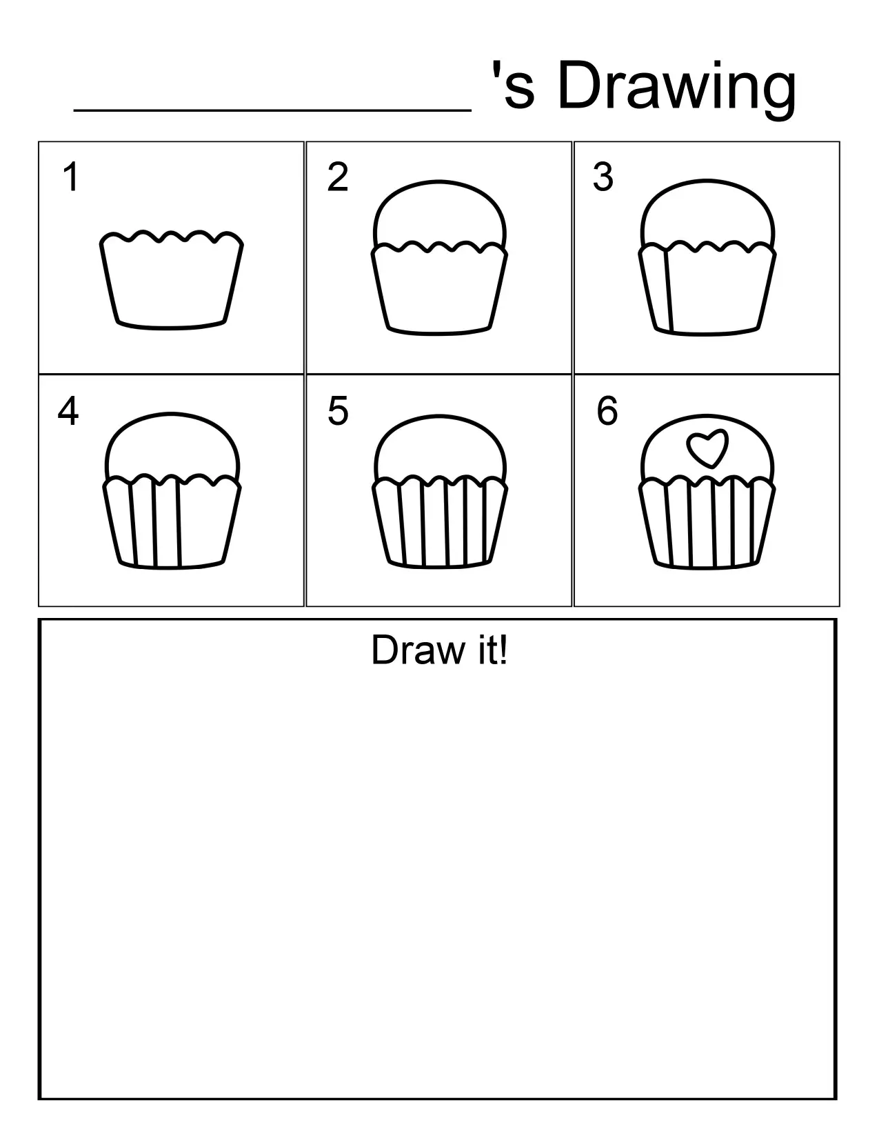 12 Valentine Directed Drawings For Kids (Free Download)
